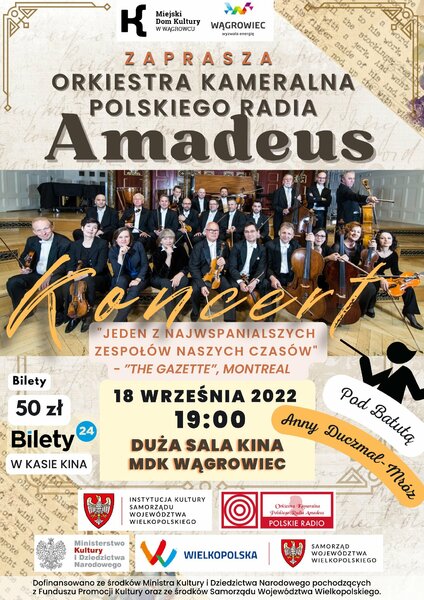 Koncert Orkiestry Kameralnej Polskiego Radia "AMADEUS"