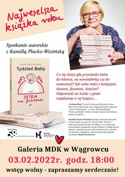 Spotkanie autorskie z Kamillą Placko - Wozińską